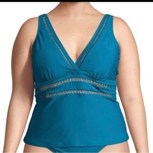 Time and Tru Teal Tankini